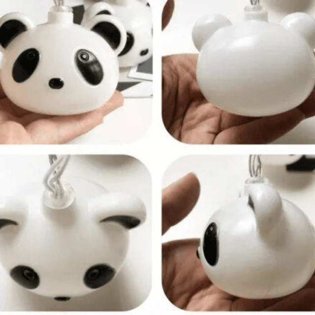 ( 10 ) LED Panda String Lights ,USB Copper Wire Fairy Lights