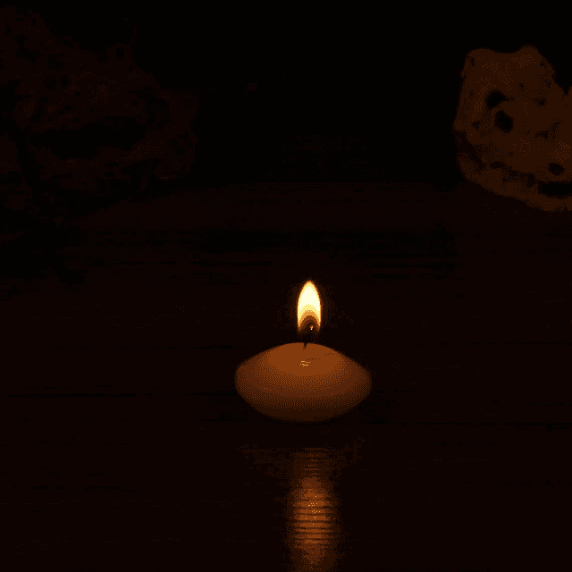 ( 12 Pcs ) Unscented Small Floating Candles