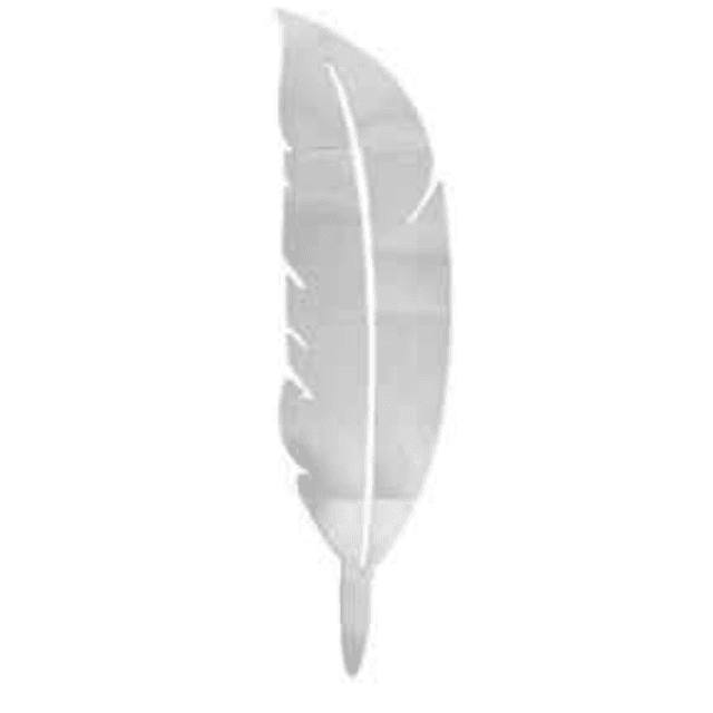 ( Acrylic ) Leaf Mirror Wall Stickers
