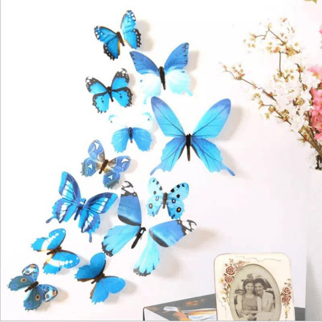 3D Butterflies Wall Stickers