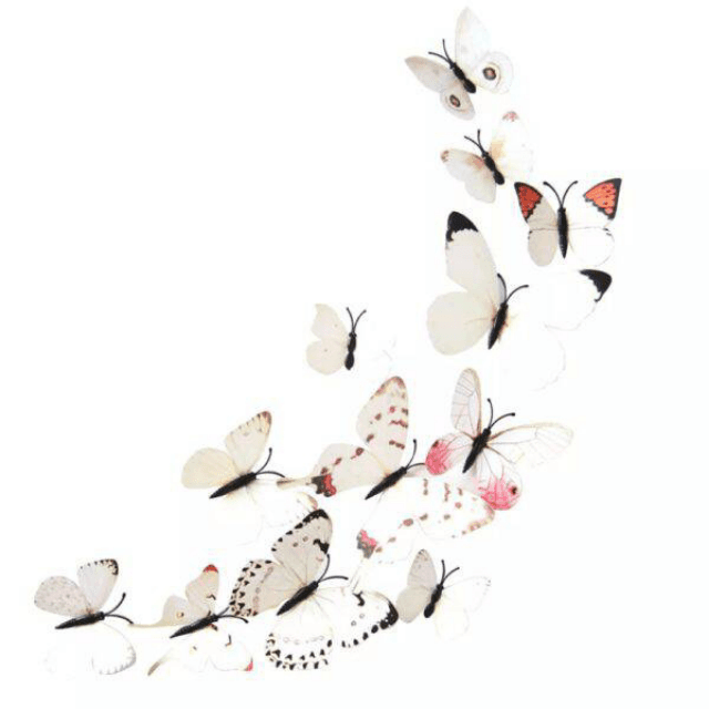 3D Butterflies Wall Stickers