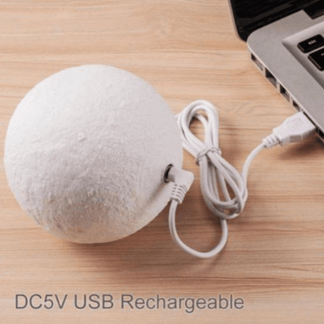 3D MOON LAMP SENSOR TOUCH With Stand 13cm