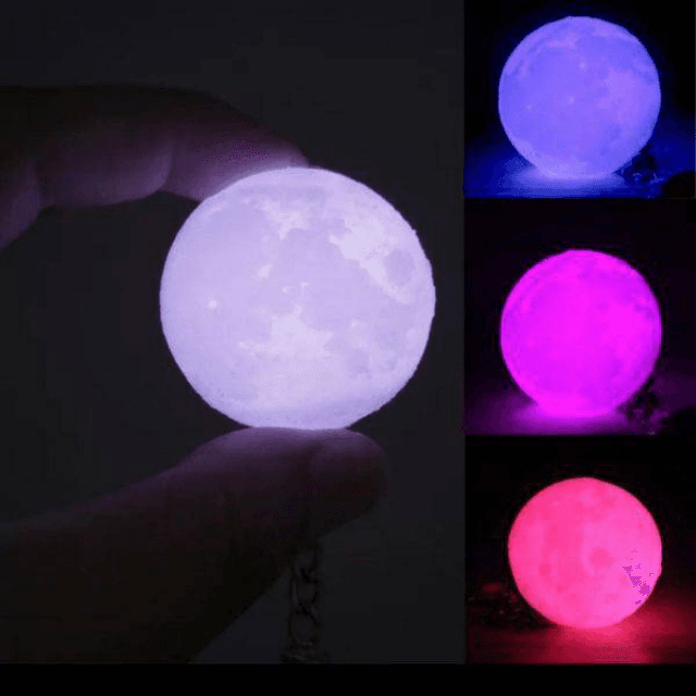 3D MOON LAMP SENSOR TOUCH With Stand 13cm