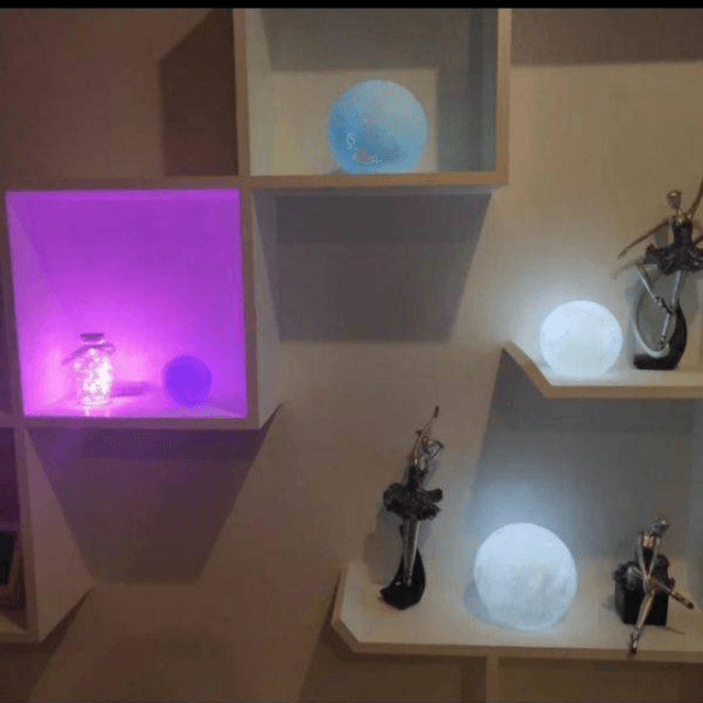 3D MOON LAMP SENSOR TOUCH With Stand 13cm