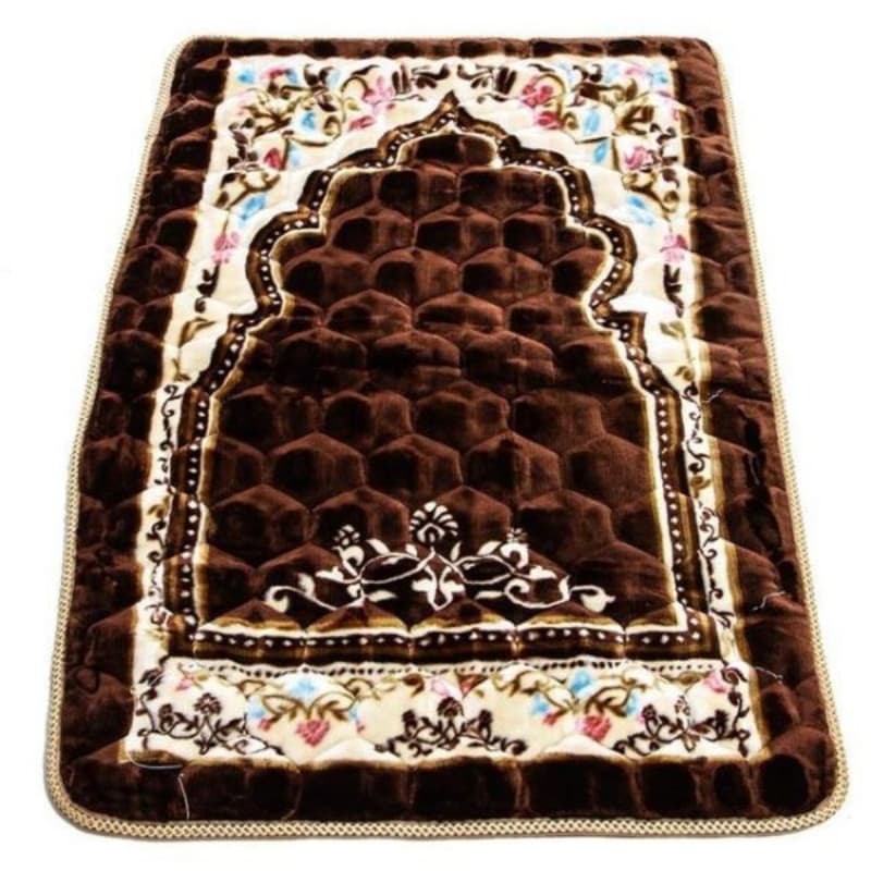 Brown Velvet with Foam Jaye Namaz