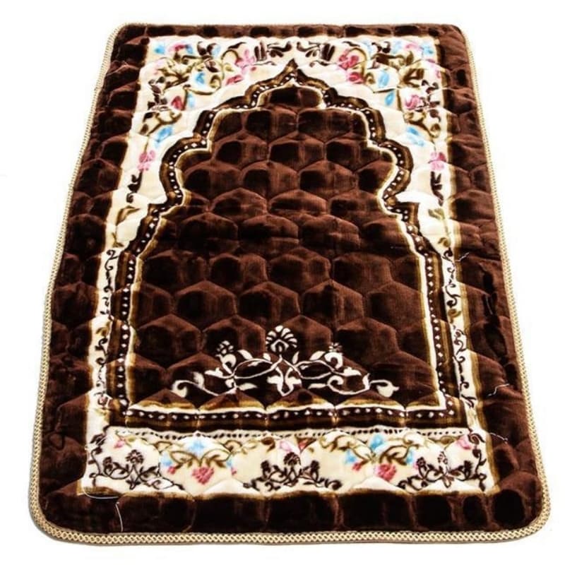Brown Velvet with Foam Jaye Namaz