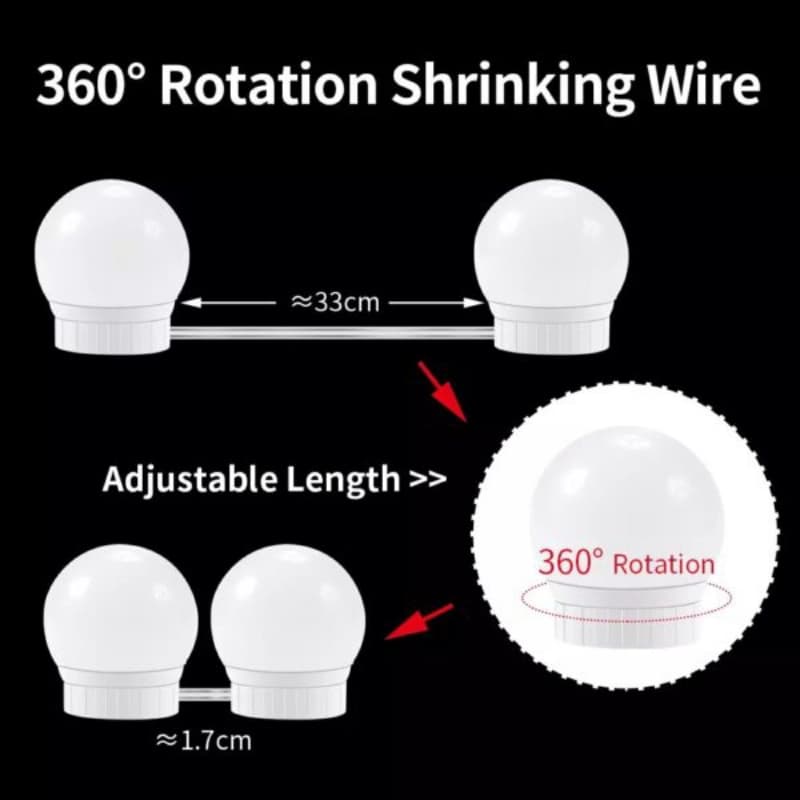 LED Makeup Mirror Light Bulbs