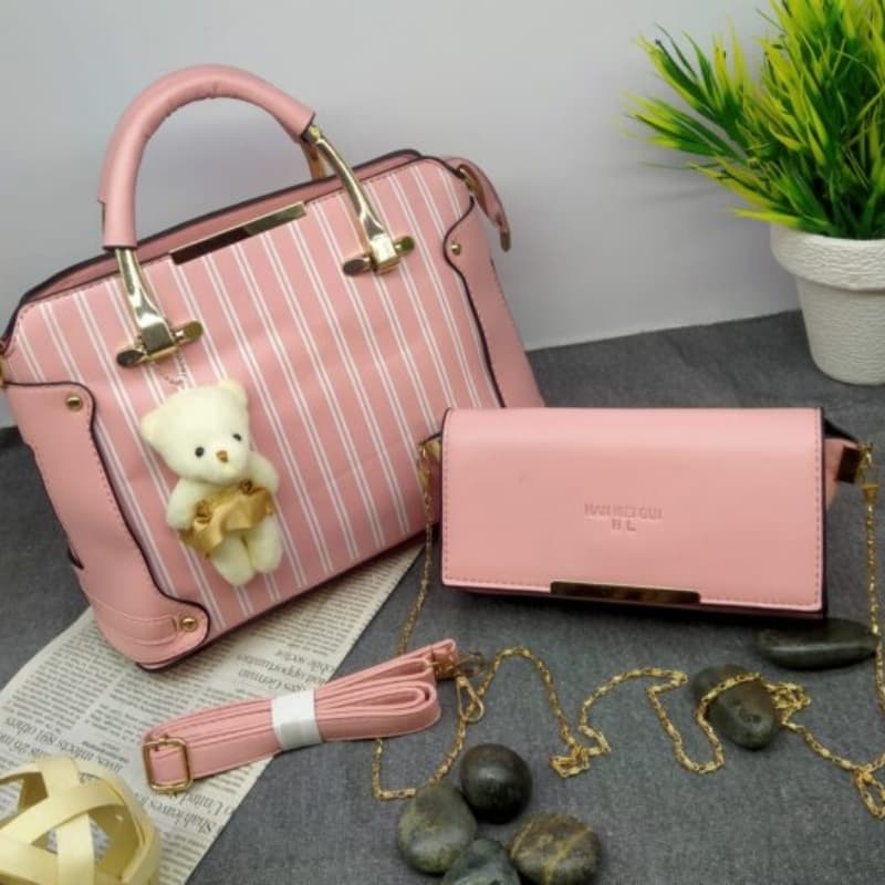 High Quality 2 Pcs Women Hand Bag Set