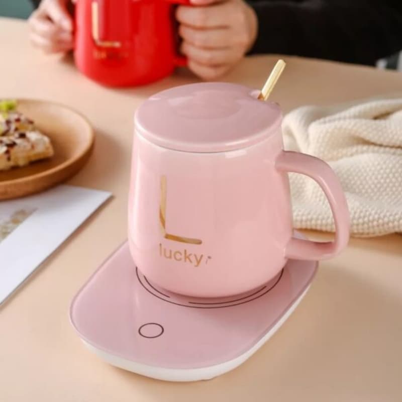 Electric Mug Warmer Heater Set